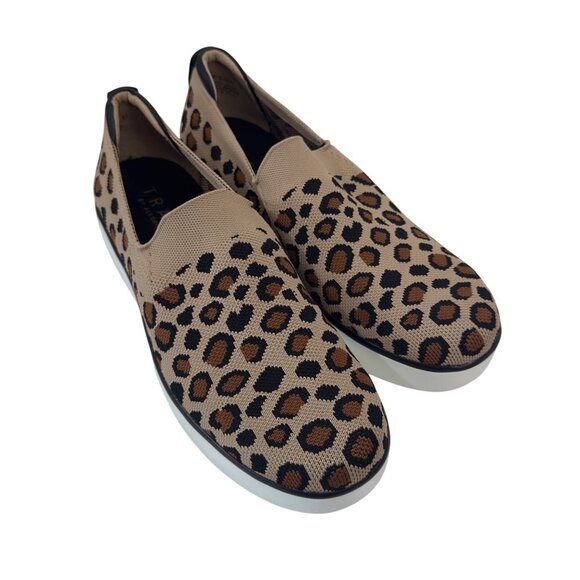 Traq by Alegria Mystic Womens Slip-On Leopard Print Slip On Shoes Size 41 - Picture 13 of 16